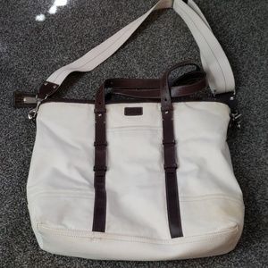 Coach large crossbody tote